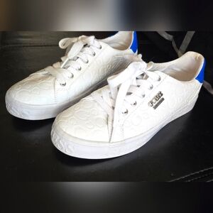 Guess Los Angeles Women's White Blue G Logo